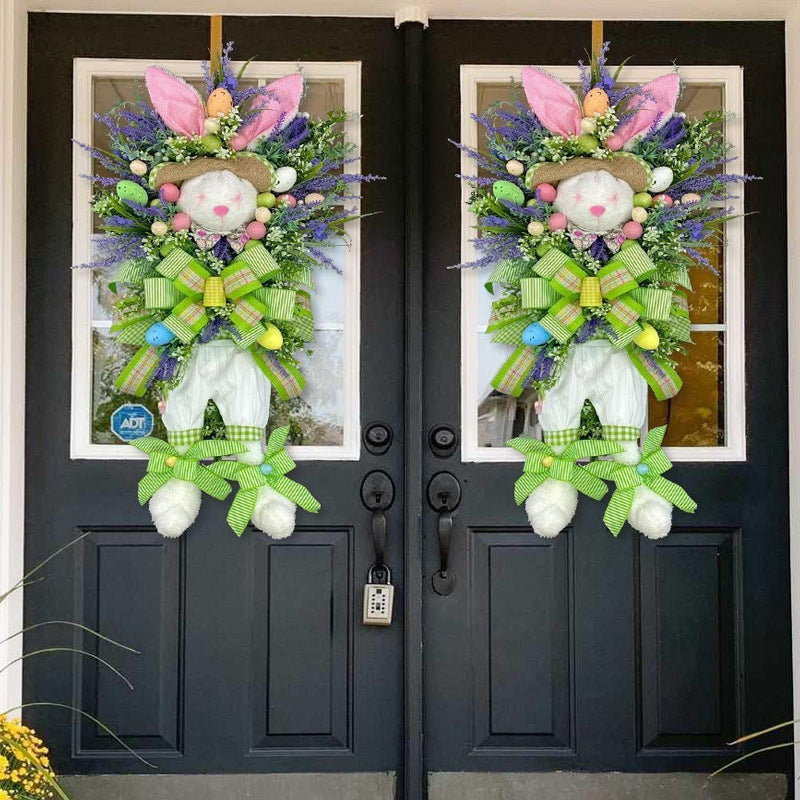 Easter Decoration Wreath Door